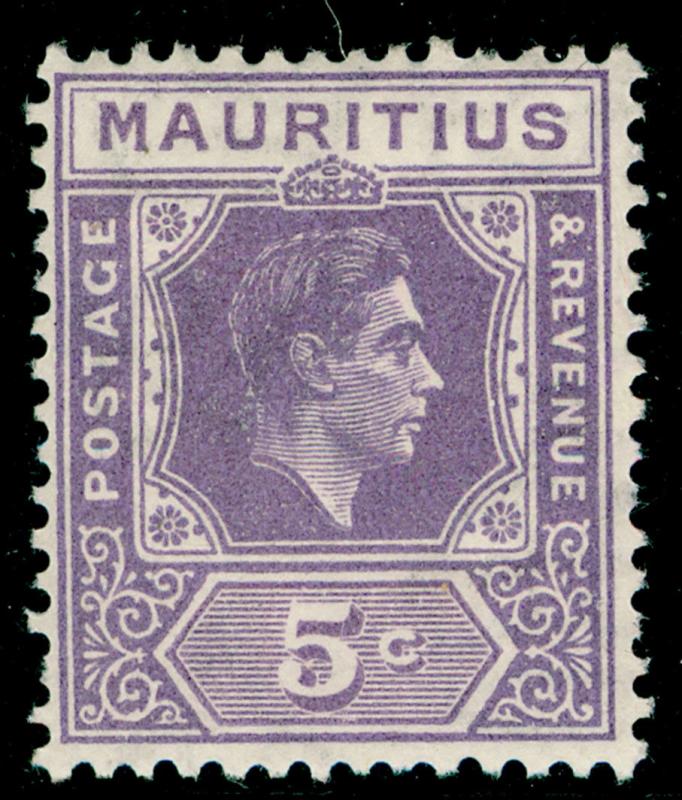 MAURITIUS SG255a, 5c pale lilac, LH MINT.