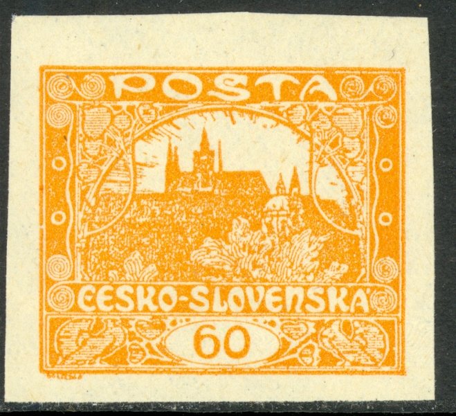 CZECHOSLOVAKIA 1919 60h  HRADCANY CASTLE  Sc 32 MNH