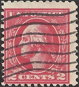# 528B USED CARMINE GEORGE WASHINGTON