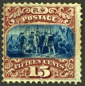 U.S. #118 USED LIGHT CANCEL