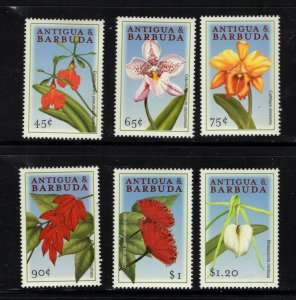 Antigua #2342-47 (2000 Flowers set)  VFMNH  CV $3.50 