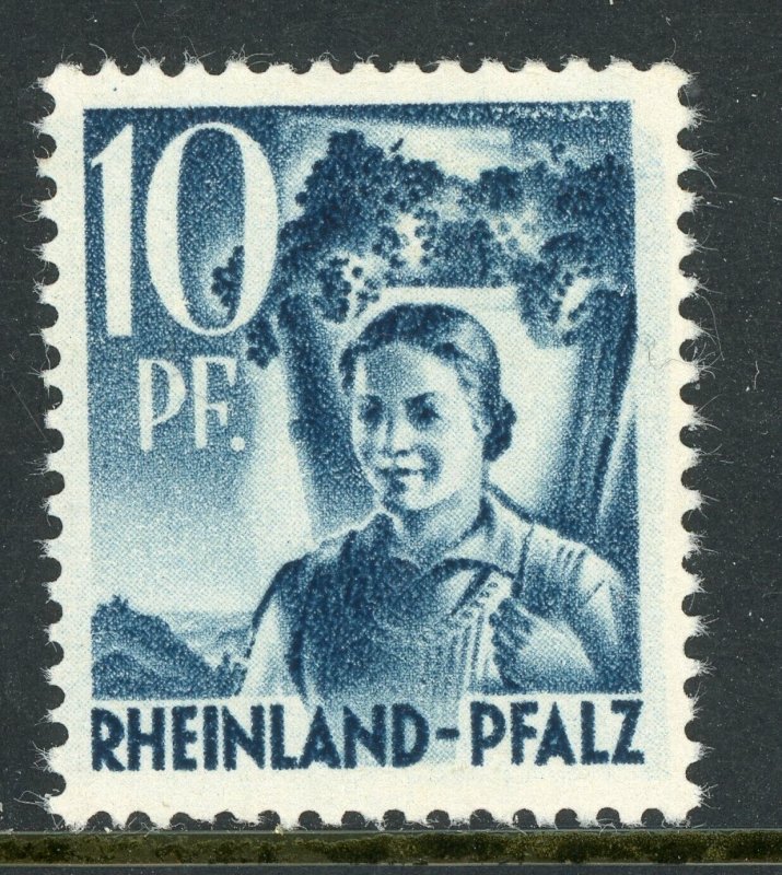 Germany 1947 Rheinland Palitanate Baden Sc# 6N3 Vineyards MNH C402