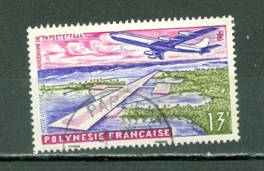 FRENCH POLYNESIA AIRPORT #C28...USED...$2.40