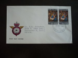Postal History - New Zealand - Scott# 405 - First Day Cover