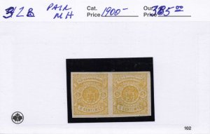 LUXEMBOURG  32b  pair MH  1900.00 CAT