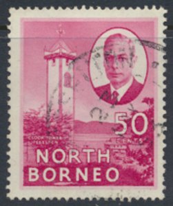 North Borneo  SG 366a SC# 259 Used Jesselton   is Jessilton  see scans 