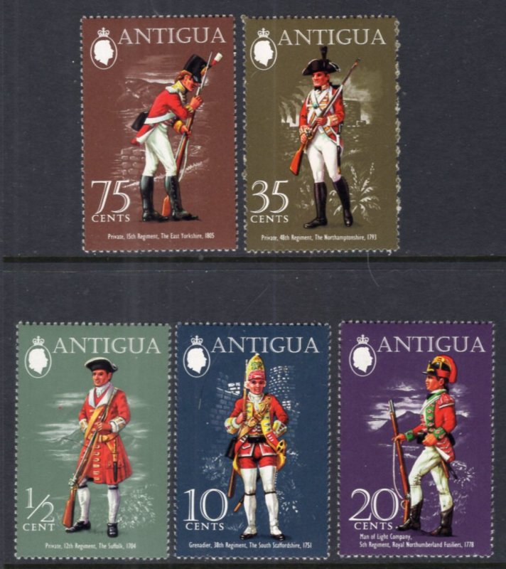 Antigua 274-278 Uniforms MNH VF