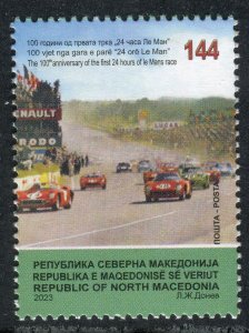 379 - NORTH MACEDONIA 2023 - 24 Hours of le Mans Race - Cars - MNH