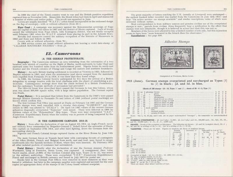 Billig's Vol 37, Encyclopedia of British Empire Stamps - The Empire in Africa