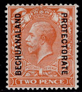 BECHUANALAND PROTECTORATE GV SG76, 2d reddish orange, LH MINT. Cat £13.