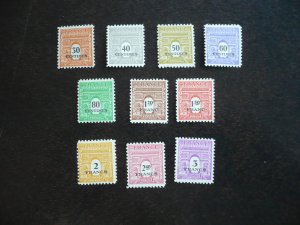 Stamps - France - Scott# 523a-523J - Mint Hinged Set of 10 Stamps