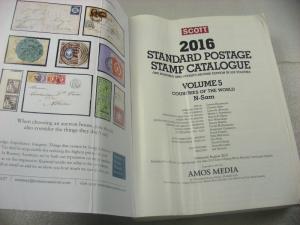 2016 Scott Catalogue Volume 5 (Countries N-Sam): Standard Postage Stamp Catalogu