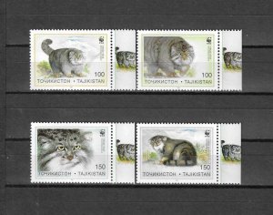 TAJIKISTAN 1996 WWF SG 90/3 MNH Cat £11.80