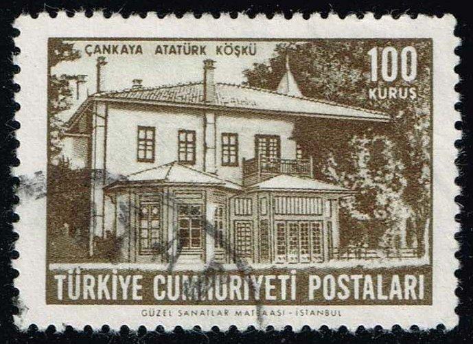 Turkey #1576 Home of Kemal Ataturk; Used (0.55)