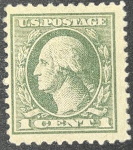 Scott#: 525 - George Washington 1¢ 1918 BEP Perf 11 single stamp MLHOG - Lot B4