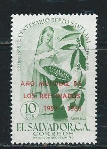 Salvador C187 1960 Refugee Year single MLH