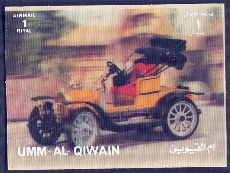 UAE  Umm al Qiwain 1972 Classic Cars (IV) 3 D MNH