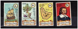 Barbados Scott 428-431 MH
