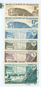 St. Pierre & Miquelon #343-344/346-349 Unused Single (Complete Set)