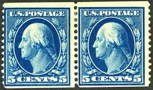 U.S. #355 MINT PAIR OG HR