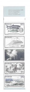 Sweden 1979 Sea Research Fish Booklet Sc 1303 MNH C12