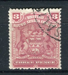 RHODESIA; 1898 early classic Springbok issue fine used 3d. value