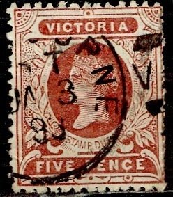 Australian States - Victoria 1891; Sc. # 173; Used Single Stamp