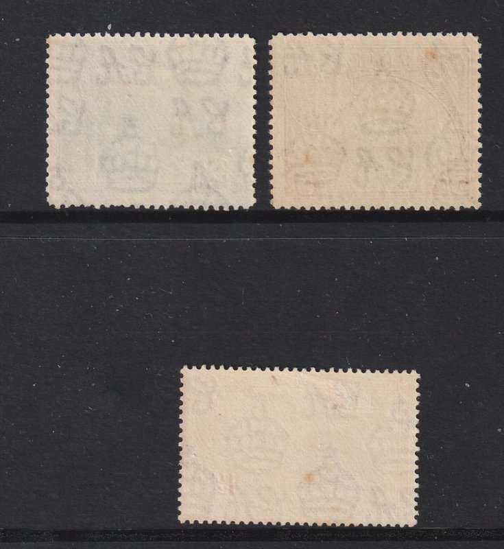 Fiji x 3 mint KGVI