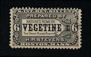 GENUINE SCOTT #RS230c PRIVATE DIE MEDICINE STEVENS PRINTED ON PINK PAPER #14974