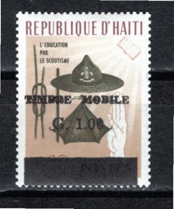 Haiti 1971 MNH Fiscal overprint on Sc 557