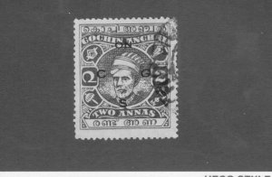 INDIA COCHIN ANGHAL 060 USED BIN $1.50