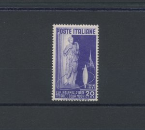 1951 Italy - Republic, Textile Art, 1 val, n . 659, MNH **