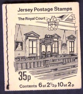 Jersey Great Britain 1971 The Royal Court Coats of Arms Booklet Mi. MH 0-5 MNH