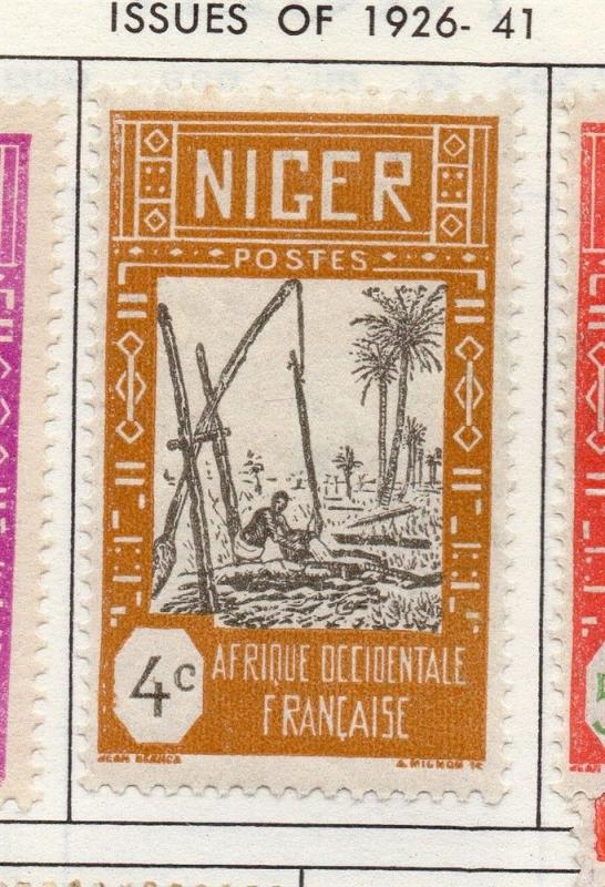 Niger 1926-41 Early Issue Fine Mint Hinged 4c. 193527