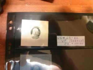 US #63-E2 VF CREAS CV $100.00