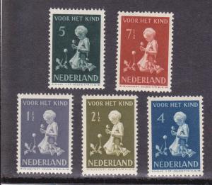 Netherlands # B 129-133, Mint  Hinged