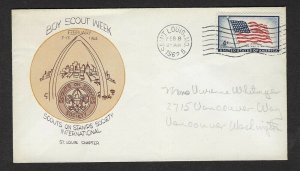 1962 US Boy Scout Week St Louis MO SOSSI