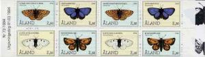 Booklet - Aland Islands 1994 Butterflies 18m40 booklet co...