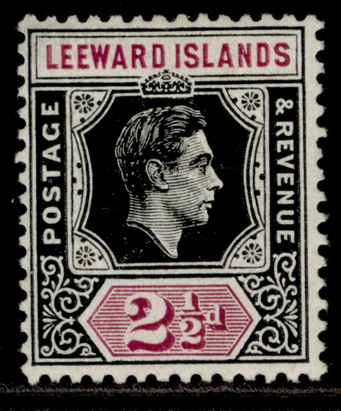 LEEWARD ISLANDS GVI SG106, 2½d black & purple, M MINT.