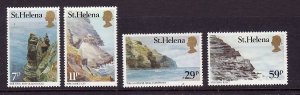 St Helena-Sc#382-5-unused NH set-Coastline-1983-please note there is a spot of g