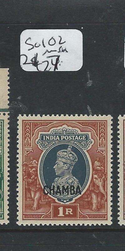 INDIA (P2208B) CHAMBA KGVI 1R  SG 102    MNH