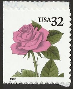 # 2492 MINT NEVER HINGED RED ROSE