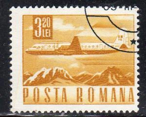 Romania #1985 - CTO -  Jet Plane (Lg)