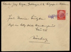 Germany Sudetenland Annexation Provisional Cover G67101