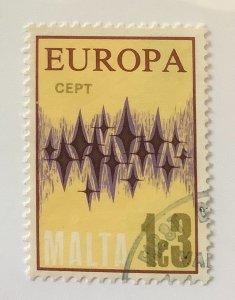 Malta 1972 Scott 450 used -  1.30c, Europa, common design