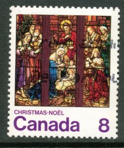Canada #697 used, Christmas