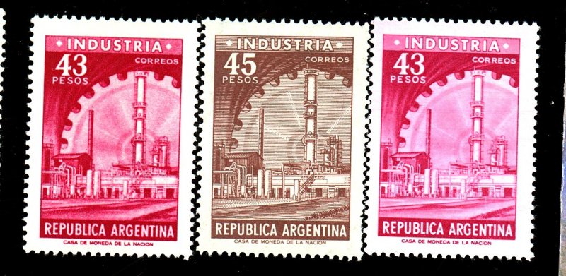 ARGENTINA 823 (2) 825 MINT VF OG LH 1 823 NH Cat $22