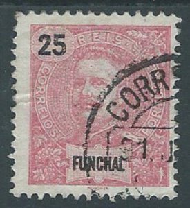 Funchal, Sc #20, 25r Used
