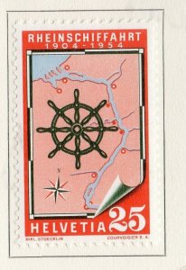 Switzerland Helvetia 1954 Early Issue Fine Mint Hinged 25c. NW-171123