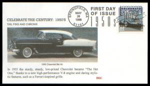 #3187g Tail Fins and Chrome BGC FDC